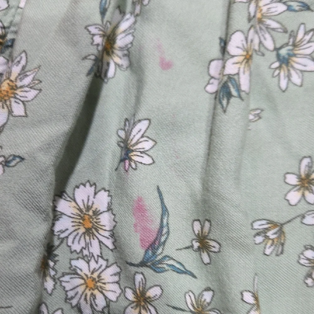 OshKosh B'gosh Green Floral Kids Dress Size 6/6X‎